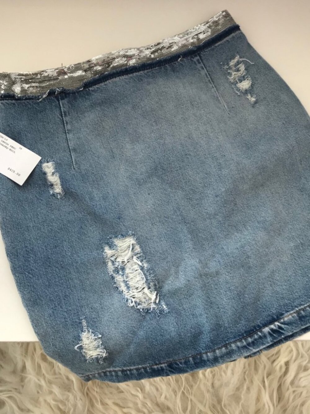 IRO Sequin Embellishments Mini Skirt 1943